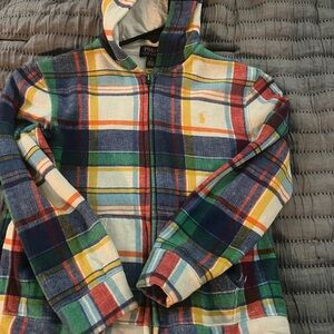 Polo by Ralph Lauren Kids Multicolor Plaid Hoodie and Shorts